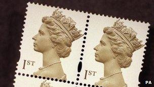 First-class stamps