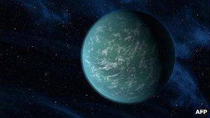 Впечатление художника от Kepler 22-b