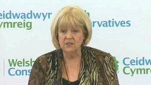 Ysgrifennydd Cymru Cheryl Gillan