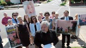 Abortion protesters in Birmingham, Alabama 11 April 2012