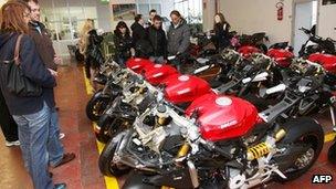 Ducati motorcycles