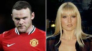 Wayne Rooney and Emma Noble