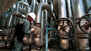 Iranian petrochemical plant
