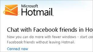 Hotmail screengrab