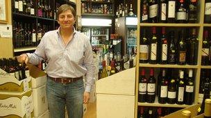 Jon Genderson, managing director of wine shop Schneider's of Capitol Hill