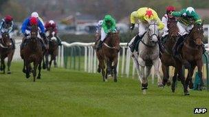 Grand National race at Aintree