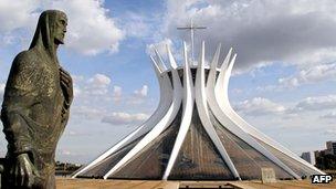 The National Cathedral in Brasilia
