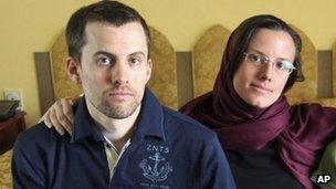 Shane Bauer and Sarah Shourd, file image from Iran, May 2010