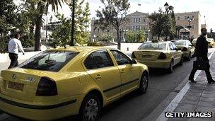 Taxis in Athens