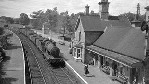 Arley station, Worcestershire, in 1950s (image: Kidderminster Railway Museum Archive)