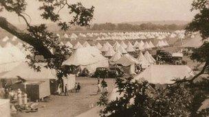 Basque children's temporary camp