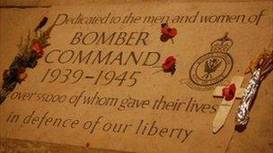 Bomber Command memorial stone