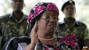 Malawi's President Joyce Banda