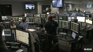 SpaceX mission control
