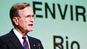 George Bush at Rio