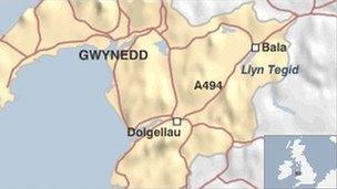 Map o#r ardal
