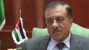 Kamel Al Said, Jordan's minister for legal affairs