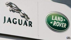 Jaguar and Land Rover emblems