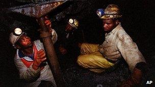 South African miners