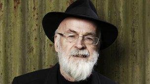 Sir Terry Pratchett pictured in 2011