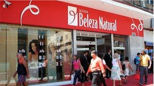A Beleza Natural shopfront