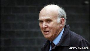 Business Secretary, Vince Cable