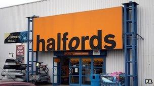 Halfords store