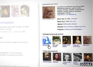 Knowledge Graph side-panel