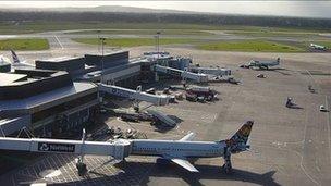 Manchester Airport Runs Out Of Aviation Fuel Bbc News