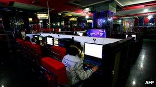 File photo: Internet users in China