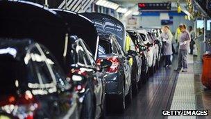 PSA Peugeot Citroen production line