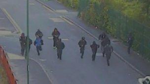 Nottingham disturbances: Five jailed after city rampage - BBC News