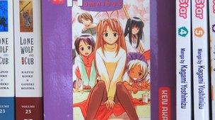 Manga comic books (file image)