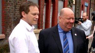 Grant Shapps and Joe Anderson