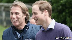 Damian Aspinall and Prince William