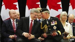 Stephen Harper and Prince Charles