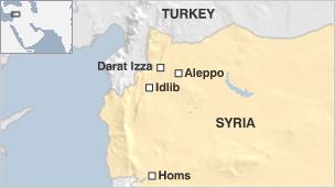 Map of Syria