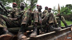 Ivory Coast soldiers