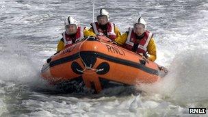 RNLI inshore lifeboat