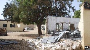 Bombed primary school in Damaturu - 22 June