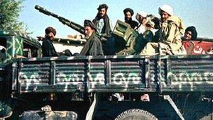 File photo of Taliban members