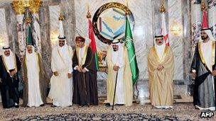 Gulf Co-operation Council (GCC) leaders and officials at a 2012 summit in Riyadh