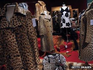 Fur coats and vintage shift dresses for sale