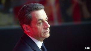 File image of former French President Nicolas Sarkozy