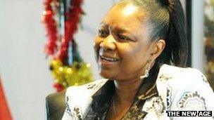 The ANC Women's League treasurer and Deputy Minister of Economic Development, Professor Hlengiwe Mkhiza