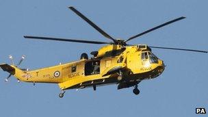 Rescue helicopter