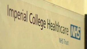 Imperial College Healthcare NHS Trust sign