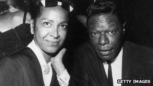 Maria Cole and Nat King Cole in 1964