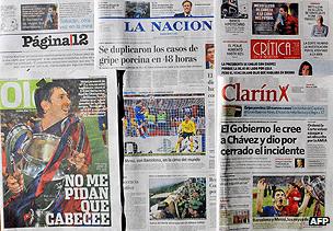 Argentinian newspapers