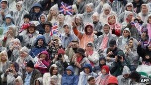 A British crowd
